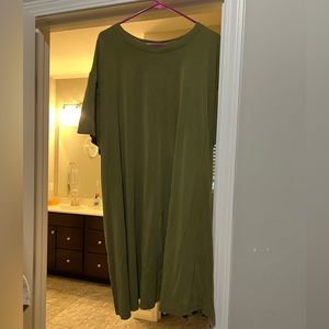 Lululemon Green Tshirt Dress (so cozy)!!